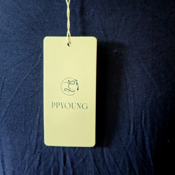 PP Young Casual Flutter V-Neck Solid A Line Dress with Pockets Size L - Picture 10 of 11